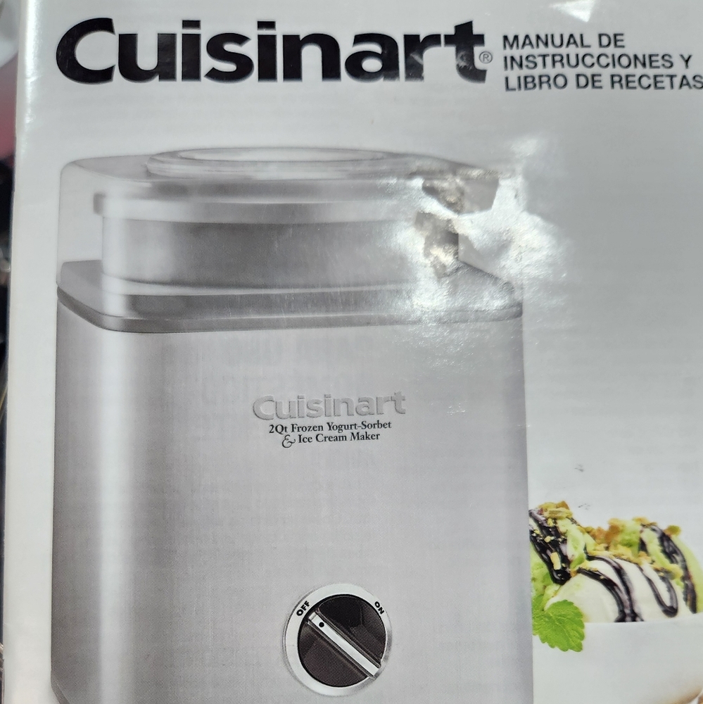 Cuisineart ICE 30 ice cream maker sorbet frozen yogurt machine No Box